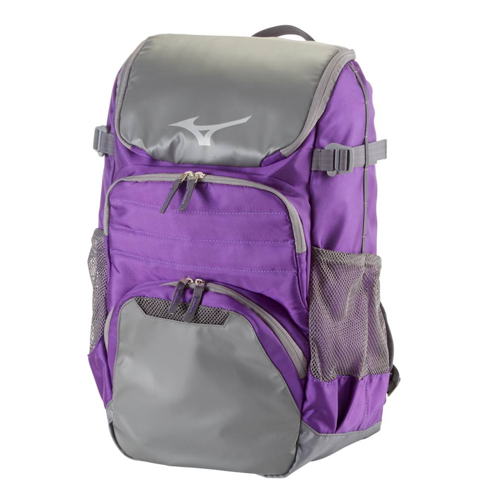 Mizuno Men's Organizer OG5 Baseball Backpack Purple/Black (360279-XHW)